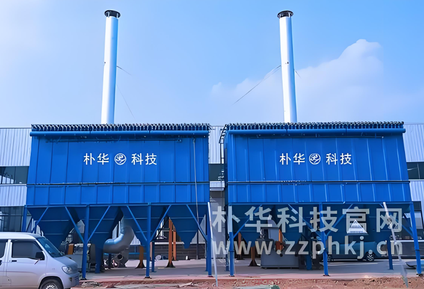 鄭州樸華科技脈沖除塵器工程案例圖